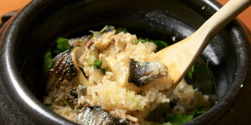 【新年会 1月より】序破急 料理7品.  A5仙台和牛炭焼きと伊勢海老・鮑炊き込みご飯＋飲み放題90分