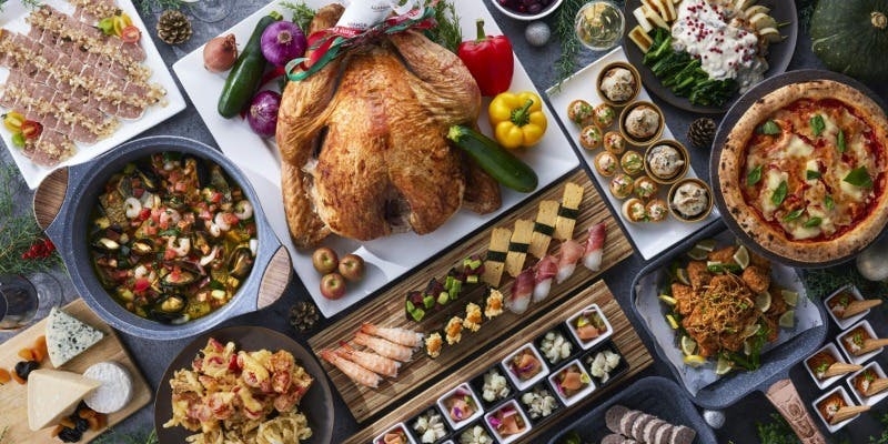 【クリスマスブッフェ】土日祝ランチブッフェ（12時スタート  / 11/15～12/14）