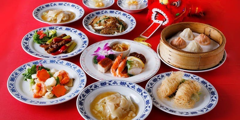 【1・2月限定】個室で味わう春節　10,500円コース　大海老、蟹爪カダイフ、フカヒレ煮込みなど厳選8皿！