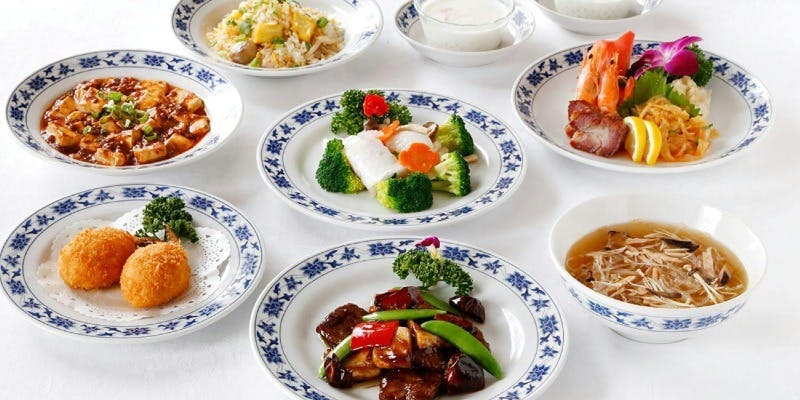 【桔梗コース】フカヒレスープや麻婆豆腐など全8皿＋1ドリンク（平日限定・個室確約）