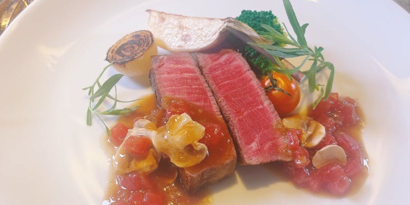 【Xmas2025】A5ランク和牛フィレステーキ、オマール海老、黒鮑など全7品～エスペレール～＋乾杯ドリンク