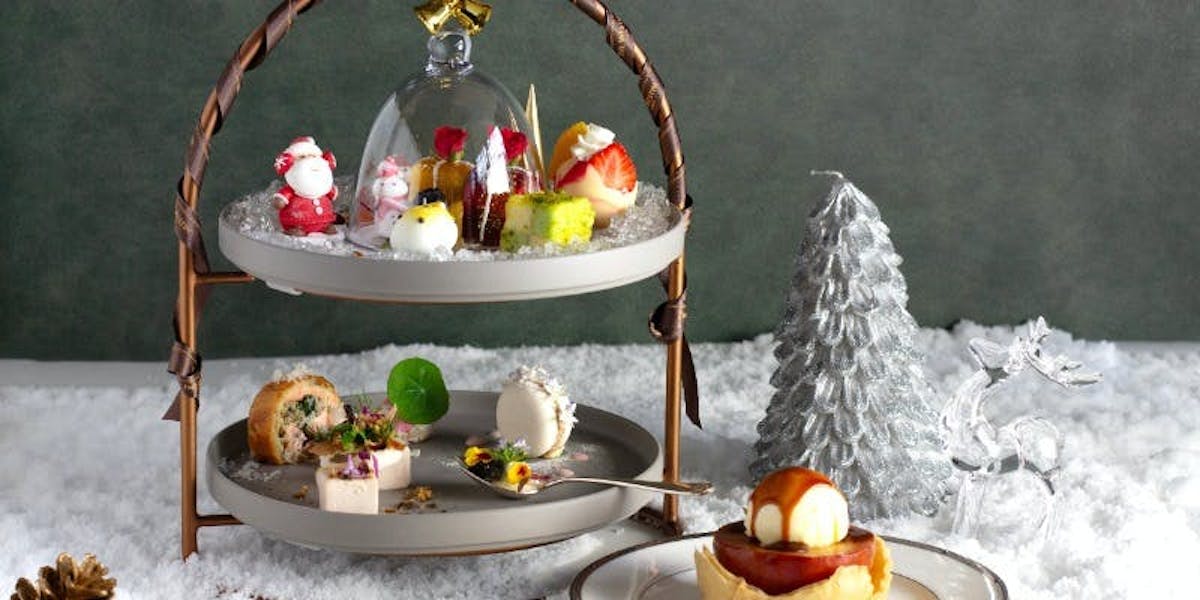 2023年ウェスティンホテル大阪のクリスマスアフタヌーンティー「Christmas Afternoon Tea ～Noel blanc～」