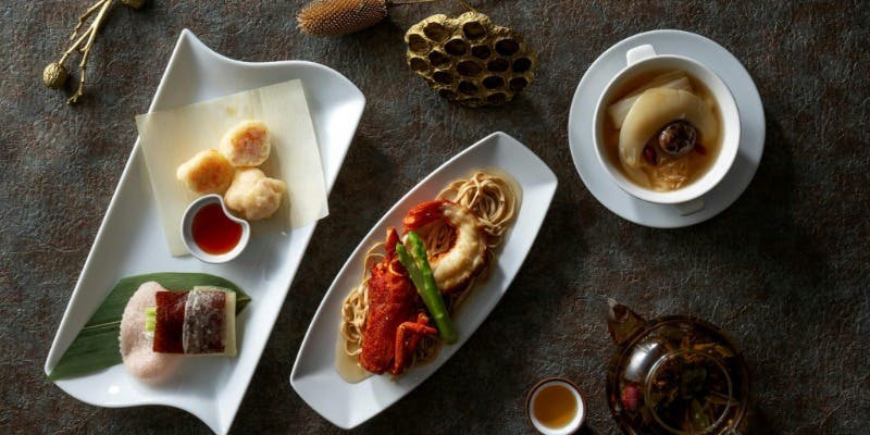 【福膳】ロブスター,和牛,フカヒレ等豪華食材を味わう全7品＋乾杯スパークリング（窓際確約,12/2～）