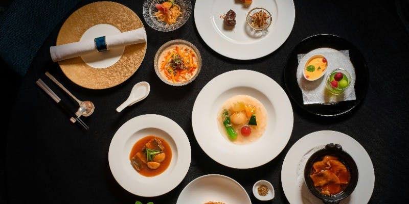 【翡翠 HISUI】前菜盛り合わせ、海老、肉料理など全7品