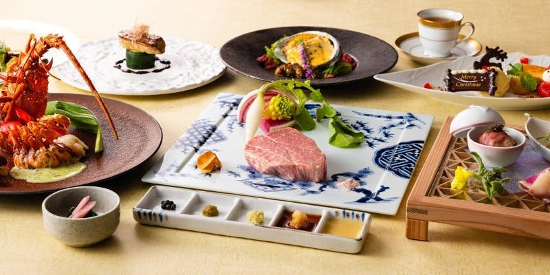 【Xmas2025】琥珀／こはく－米沢牛、伊勢海老、鮑など豪華食材がクリスマスを彩るイチ押しコース！