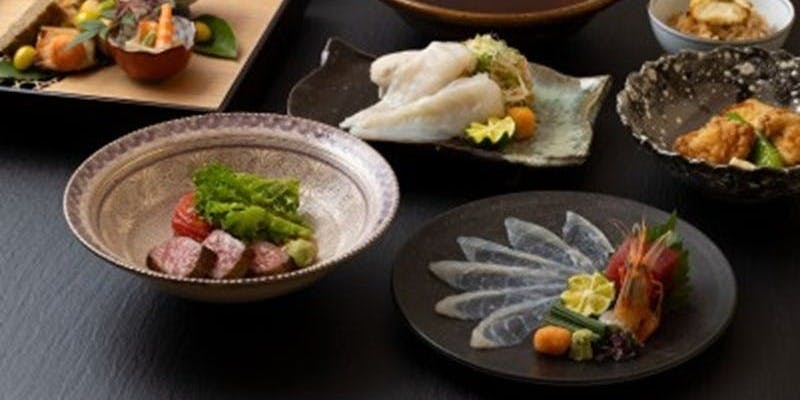 11・12月個室接待　【一人ひと鍋】黒毛和牛ステーキとふぐしゃぶ会席　16,500円（個室確約）