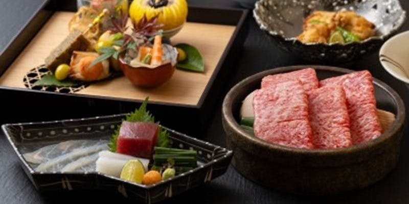 11・12月個室接待【一人ひと鍋】黒毛和牛すき焼きとふぐ会席（個室確約）