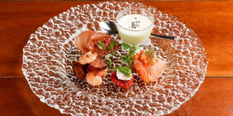 【一休限定 Wメイン コース】前菜2種・パスタ・お魚＆お肉のWメイン 全7品