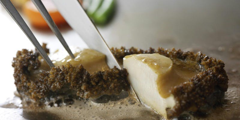 極上黒毛和牛A5ランクと鮑が付いたディナーコース