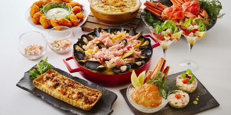 アルコール飲み放題付き【忘新年会プラン】土日祝ランチブッフェ＋10名様ごとに1名様無料