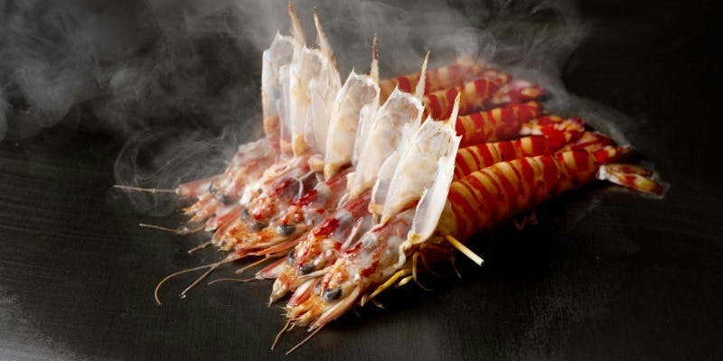 【伽羅】特選黒毛和牛と活車海老、魚介のコース（個室確約）