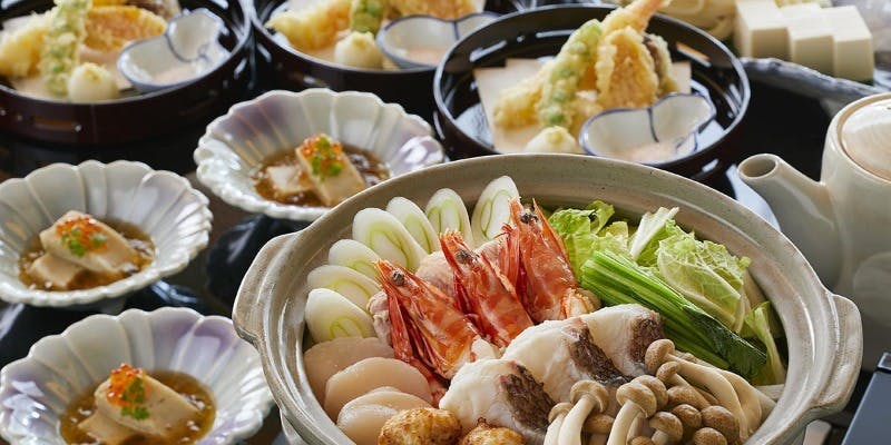 【鍋宴会プラン】飲み放題付国産牛しゃぶしゃぶコース＋飲み放題