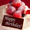 【記念日ケーキ】 お誕生日やお祝いのお席で　ラウンドケーキ 4号 (12cm 生クリーム)