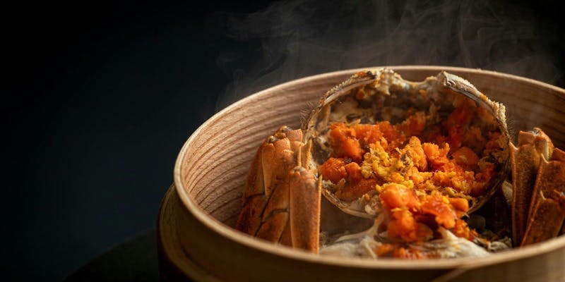 上海蟹ディナーコース～至福の沈黙～