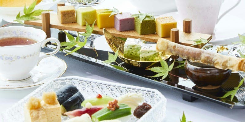 【和のアフターヌーンティーセット】職人が仕立てたスイーツと選べる「ロンネフェルト」紅茶＋飲み放題