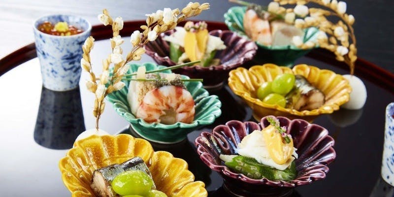 【藍会席】厳選した旬の食材を一皿に込めて＋食後コーヒー