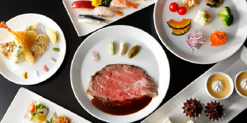 ディナー ビュー アンド ダイニング ザ スカイ View Dining The Sky ホテルニューオータニ ブッフェダイニング 一休 Comレストラン