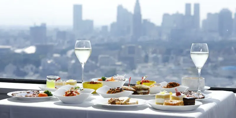 ランチ タワーレストラン タワーレストラン ホテルニューオータニ ガーデンタワー ホテルニューオータニ ガーデンタワー40f ブッフェ 一休 Comレストラン