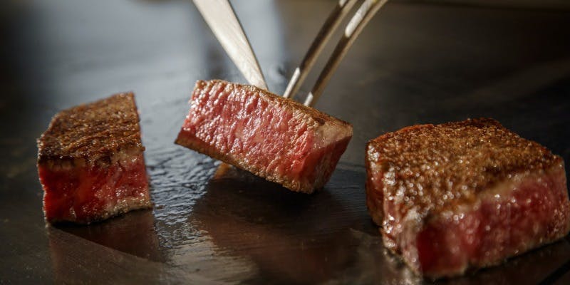 【琳コース】鮮魚と恵比寿牛ロースステーキ 120gで全6品＋90分フリードリンク（平日限定）