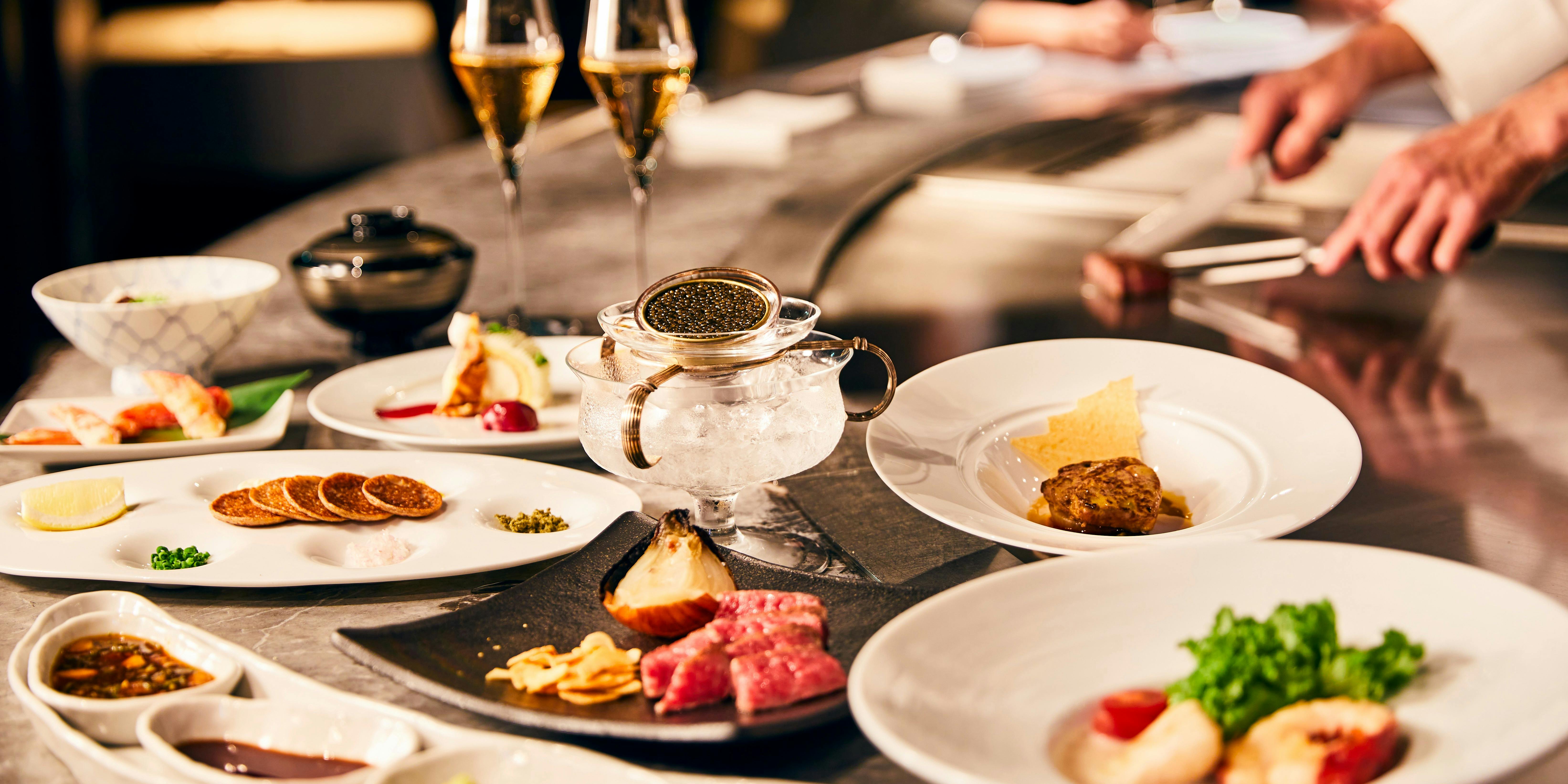 atelier 森本 XEX キャビア・フォアグラ・鮮魚 等（XEX コース