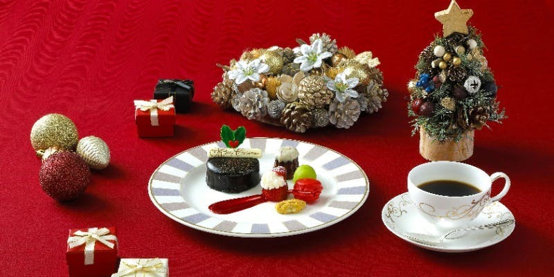 【Xmas2025】【窓側席確約】　アーリークリスマスアフタヌーンケーキセット（平日12484422）