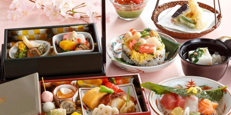 【旬彩弁当】造り、天ぷら、押し寿司など全6品＋ワンドリンク（～3/31）