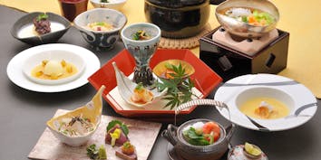 【桐～きり～：会食やご接待に】厳選食材を使用した全8品 - 大阪 なだ万 ／帝国ホテル大阪