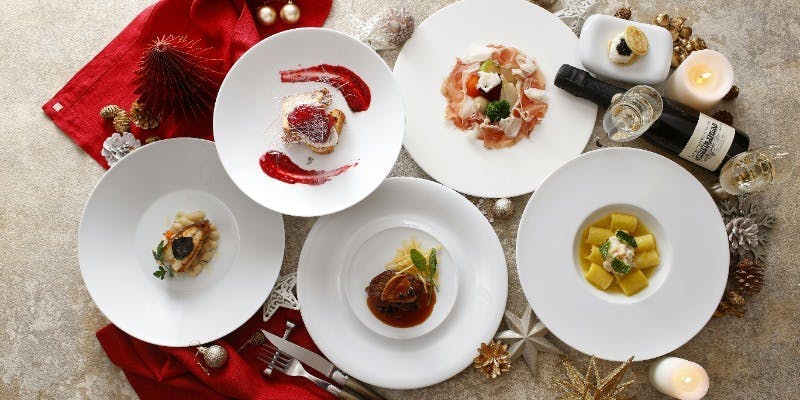 2025クリスマスディナー スプマンテ（ハーフボトル）付きフルコース　12/20専用（19時30分～）
