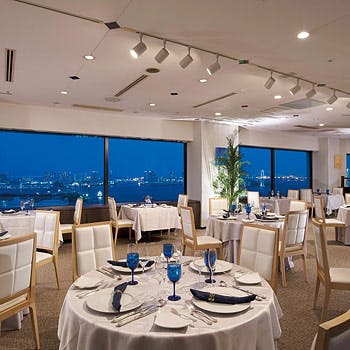 ディナー 女子会 オーシャンビューレストラン Bright Coast ホテルアジュール竹芝 Okaimonoモール レストラン