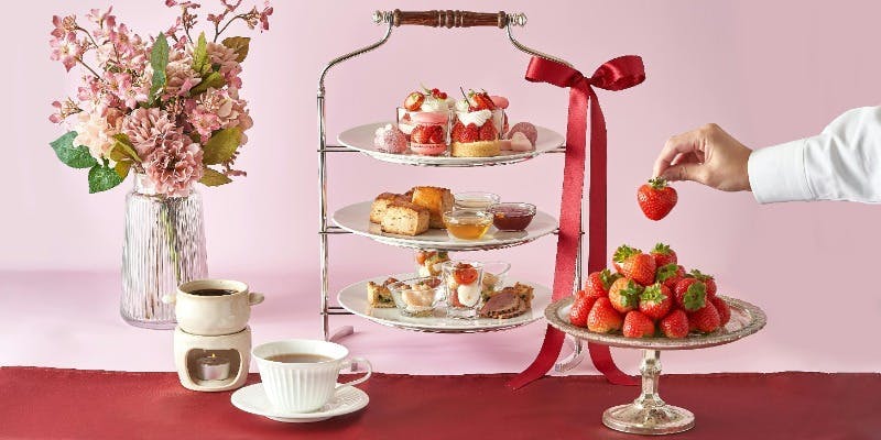 Strawberry Afternoon Tea＋シーズナルドリンク