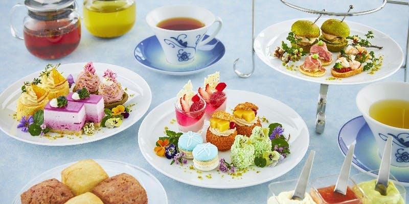 春の【Pastel sweets Afternoon tea】＋茶葉交換　【平日限定特別価格】