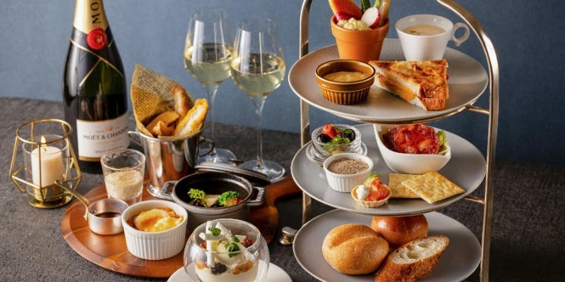 【ウィンター イブニングハイティー】モエ・エ・シャンドンのフリーフロー