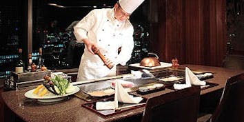 【霞】国産牛ステーキコース　サーロインまたはフィレ、焼野菜、デザートなど全7品 - 鉄板焼 赤坂／ANAインターコンチネンタルホテル東京