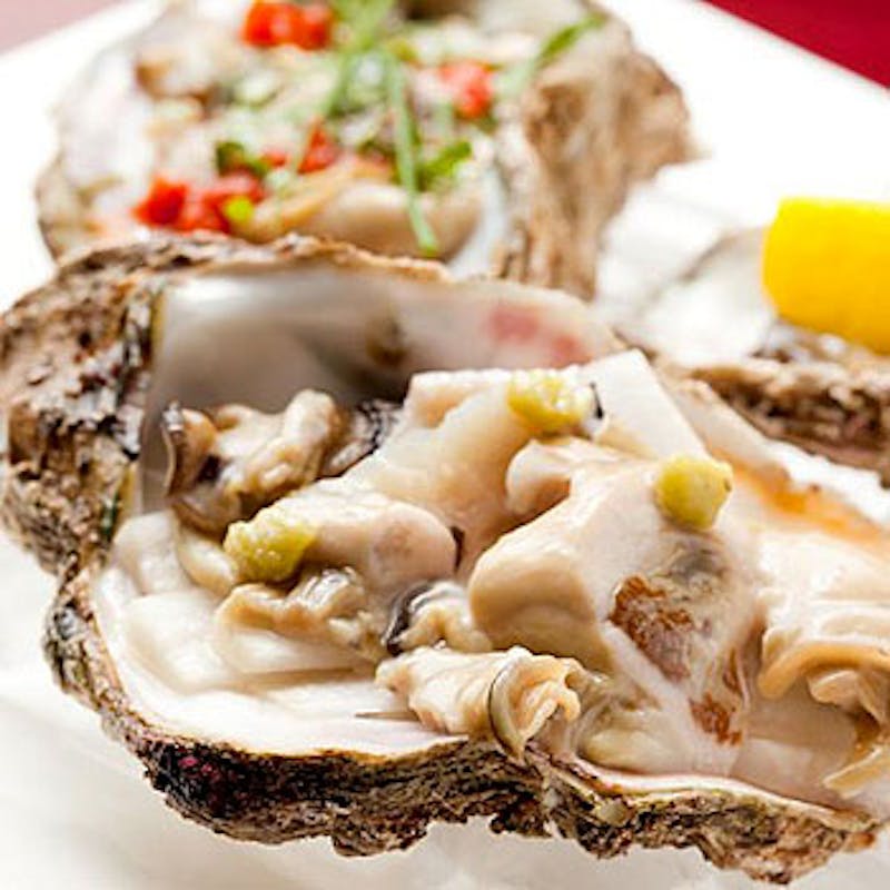 【ベーシックセットコース】日本各地からの活き牡蠣3種食べ比べなど全8品
