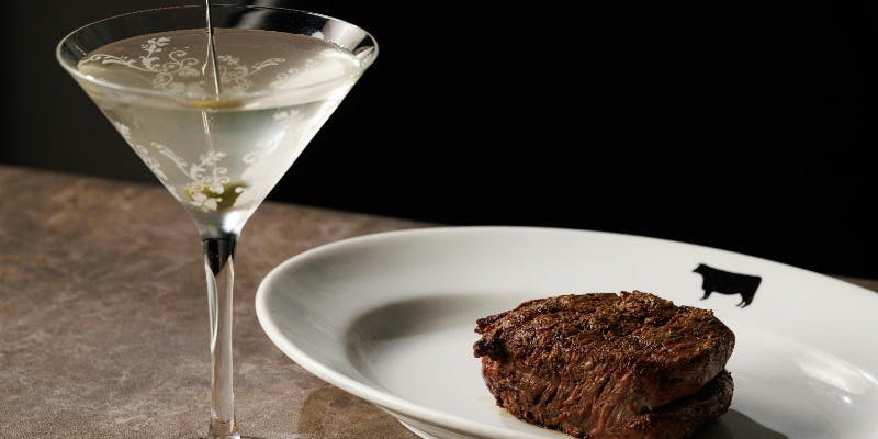 【Staff Recomendation】37クラシックマティーニ＆赤城牛テンダーロインステーキ250g（全2品/）