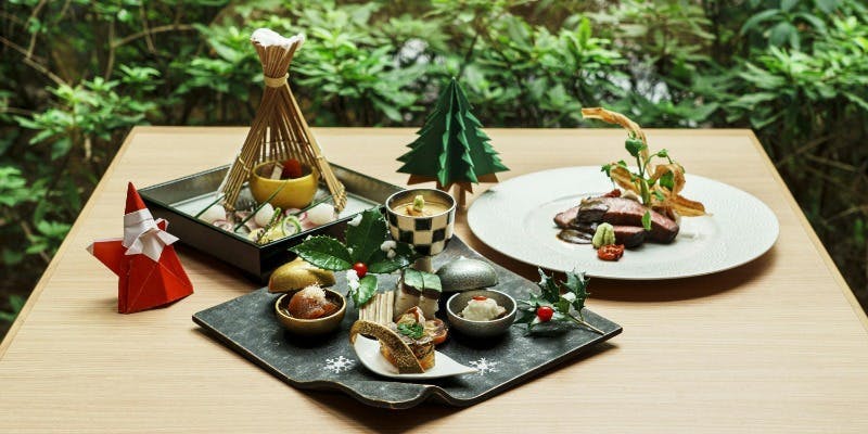 【Xmas2025】和で愉しむ聖夜の会席コース　ー12月23日～25日ー＋乾杯のお飲み物（期間限定：12/23～12/25）