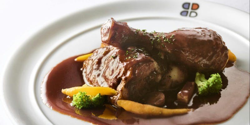 【MENU DINER（A）】前菜、魚料理または肉料理、デザート　全3品