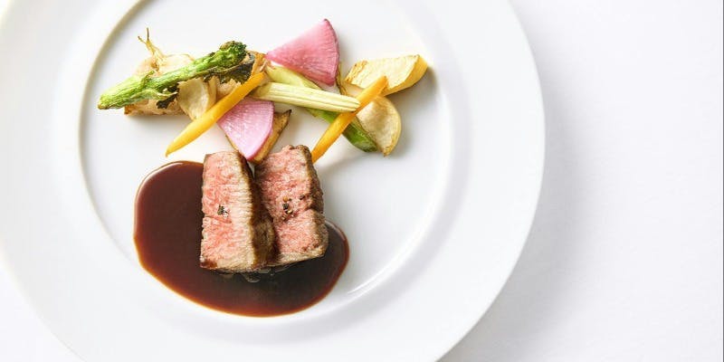 【MENU DINER（B）】前菜、魚料理、肉料理、デザート　全4品