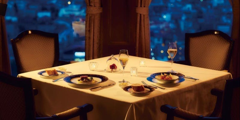 1日1組限定【アヴァンタージュ 】全6品 ＋5種 ペアリングワイン付き（17階からの夜景 窓側確約）