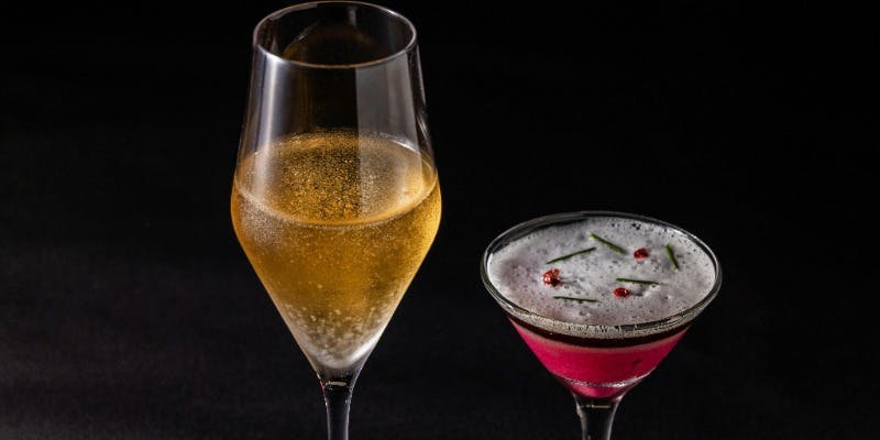 【Xmas2025】グラスシャンパン1杯＆アミューズ＋窓側夜景確約（120分制）