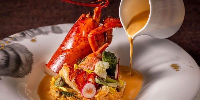 【リュクスコース】メインはオマール海老のソテーの全6品（窓側テーブル席確約）