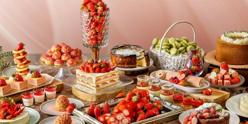 XEX 日本橋 【春ブッフェ】フレッシュ苺とストロベリースイーツや旬の