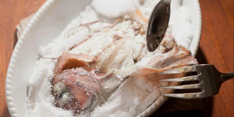 【選べるメインディッシュと鳴門鯛塩釜焼コース】選べるパスタ付き　全7品フルコース