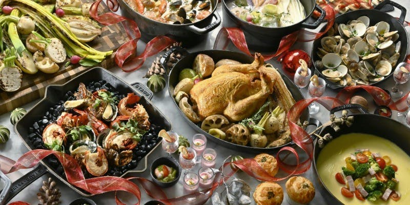 【Xmas2025】ブッフェ無制限＋グラスシャンパン＜パイパー・エドシック＞＋記念日プレート（12/21・22）