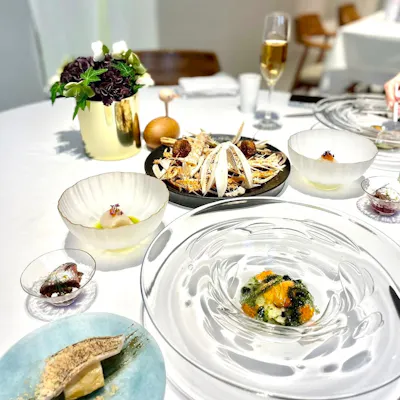 お魚、お肉、お野菜など素材のよさを活かしたやさしいフレンチ