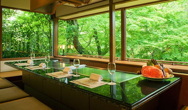 鉄板焼 あみじま てっぱんやき あみじま たいこうえん 京橋 鉄板焼 ステーキ 一休 Comレストラン