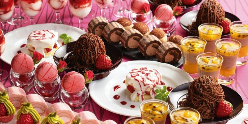 【2月14，15日限定】バレンタインスイーツブッフェ　Strawberry＆chocolat