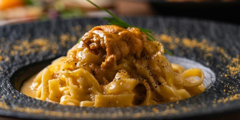 【牡蠣＆雲丹】おひとり様生牡蠣6ピース＆人気の雲丹のカルボナーラセット！