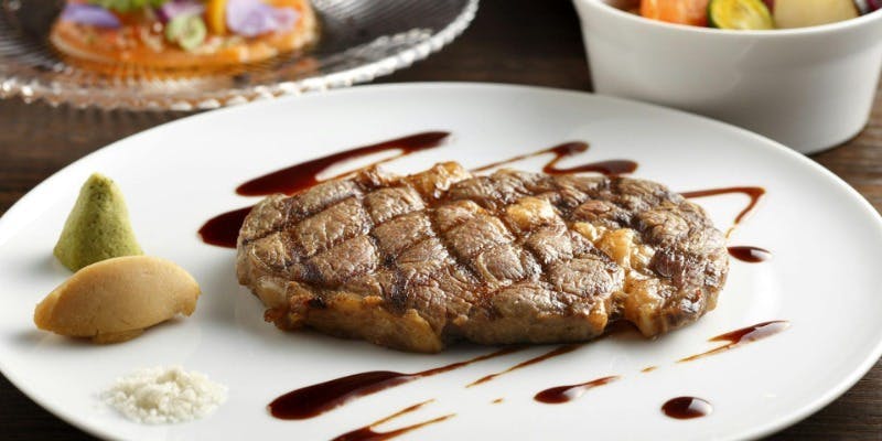 【ランチ】ビーフステーキセット＋1ドリンク付き（90分制）