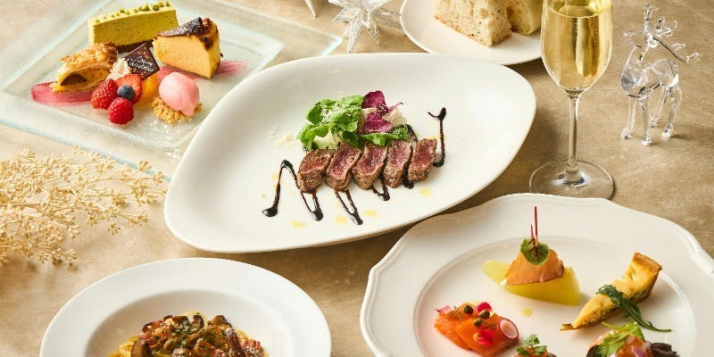 【Christmas Lunch】（全4品）乾杯スパークリングワイン付きクリスマスランチコース（12/20、21）